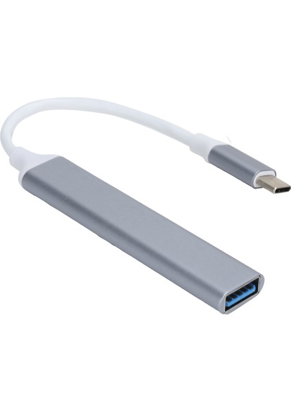 C Hub 4 Port Usb'den Typec Adaptörü 5gbps Taşınabilir MacBook Pro Dizüstü Tablet Için (Yurt Dışından)