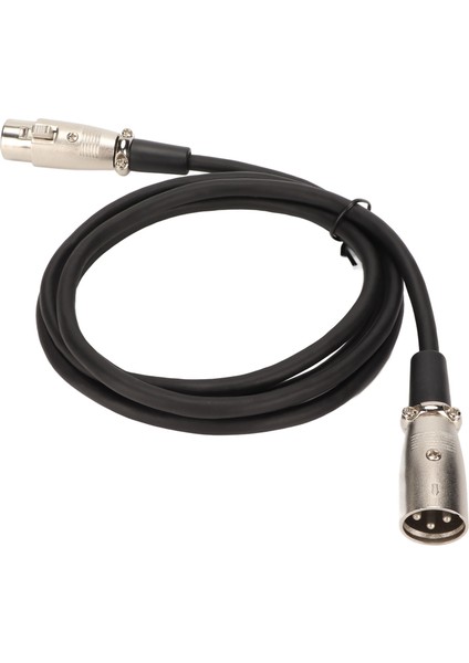 Xlr Erkek - Dişi Kablo 3 Pin Kayıpsız Gürültüsüz Hifi Ses Xlr Ses Kablosu Mikrofon Hoparlör Mikseri Için 4.9ft (Yurt Dışından)