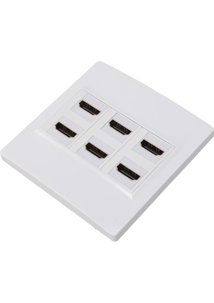 Yüksek Çözünürlüklü Multimedya Arayüzü Duvar Plakası Profesyonel 4K 3840X2160 60HZ 6 Portlu Keystone Duvar Plakası Ev Için (Yurt Dışından) indirimleri