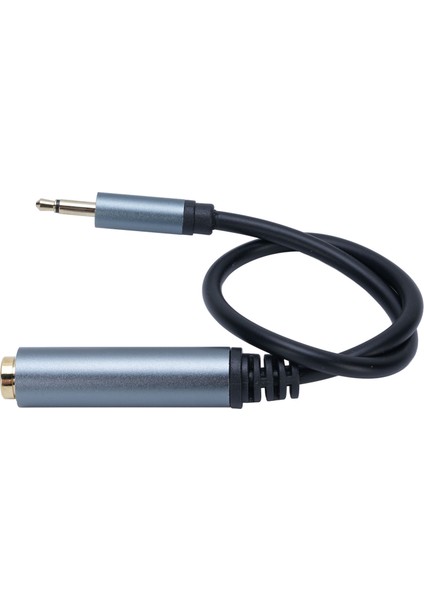 6.35MM Dişi Jak - 3.5mm Erkek Ses Kablosu Tek Kanallı Kulaklık Uzatma Kablosu Akıllı Telefonlar Tabletler Mikrofonlar Için (Yurt Dışından)
