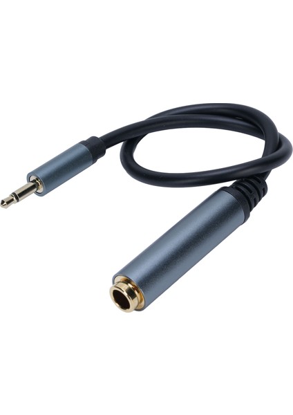 6.35MM Dişi Jak - 3.5mm Erkek Ses Kablosu Tek Kanallı Kulaklık Uzatma Kablosu Akıllı Telefonlar Tabletler Mikrofonlar Için (Yurt Dışından)
