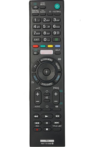 Akıllı Yedek Uzaktan Kumanda Tv Taşınabilir Boyut Tv Uzaktan Kumandası Kolay Tutulabilir Siyah (Yurt Dışından)