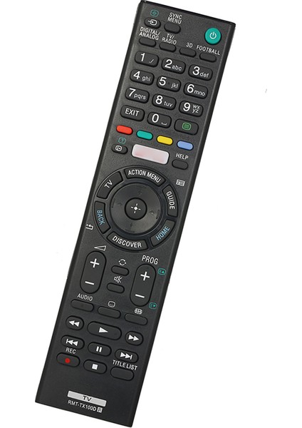 Akıllı Yedek Uzaktan Kumanda Tv Taşınabilir Boyut Tv Uzaktan Kumandası Kolay Tutulabilir Siyah (Yurt Dışından)