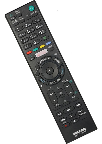 Akıllı Yedek Uzaktan Kumanda Tv Taşınabilir Boyut Tv Uzaktan Kumandası Kolay Tutulabilir Siyah (Yurt Dışından)