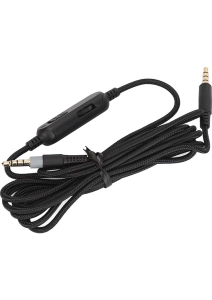 Kulaklık Kablosu 3,5 mm Fiş Yedek Kulaklık Kablosu Hyperx Cloud Mix Için Hat Içi Sessiz Ses Kontrolü G633 G933 (Yurt Dışından) fırsatları