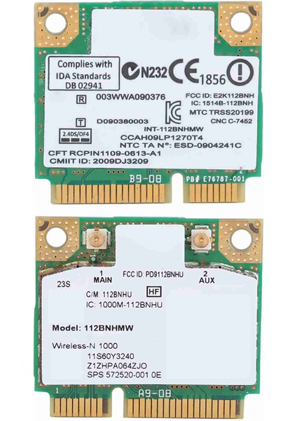 Intel LINK1000 N1000 112BNHMW Mini Pcı-E 300MBPS Kablosuz Ağ Kartı T420S/X220/T520 Için (Yurt Dışından) indirimleri