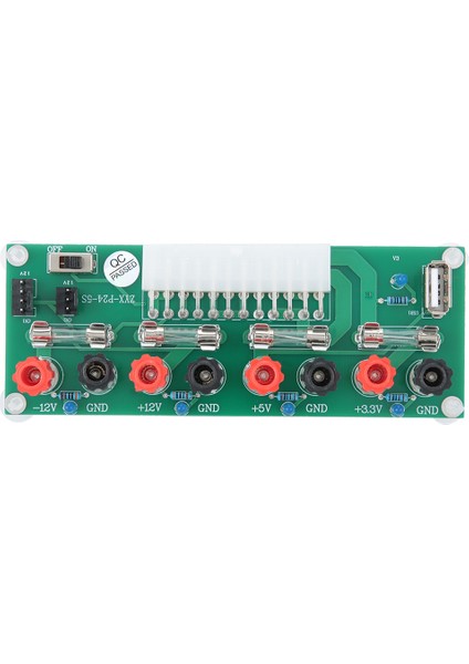 20/24PIN Atx Port Masaüstü Pc Güç Kaynağı Açık Devre Adaptörü 4 Kanallı Voltaj (Yurt Dışından)