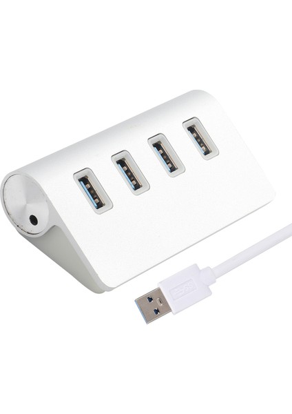 Alüminyum Alaşımlı 4 Port Usb3.0 Hub Yüksek Hızlı Bilgisayar/dizüstü Bilgisayar Ayırıcı Adaptörü (Yurt Dışından)