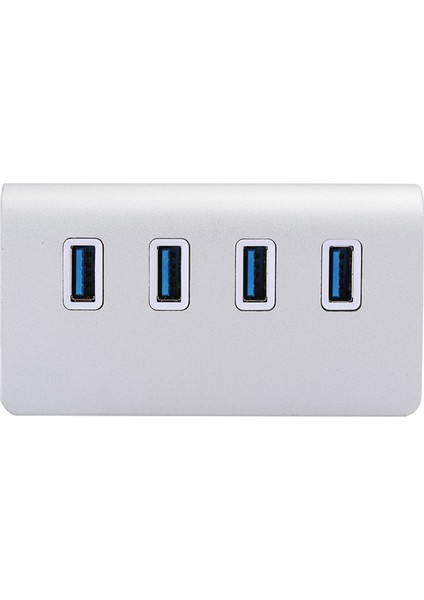 Alüminyum Alaşımlı 4 Port Usb3.0 Hub Yüksek Hızlı Bilgisayar/dizüstü Bilgisayar Ayırıcı Adaptörü (Yurt Dışından)