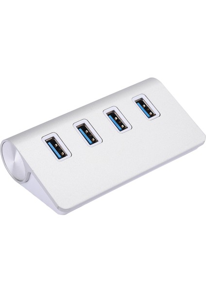 Alüminyum Alaşımlı 4 Port Usb3.0 Hub Yüksek Hızlı Bilgisayar/dizüstü Bilgisayar Ayırıcı Adaptörü (Yurt Dışından)