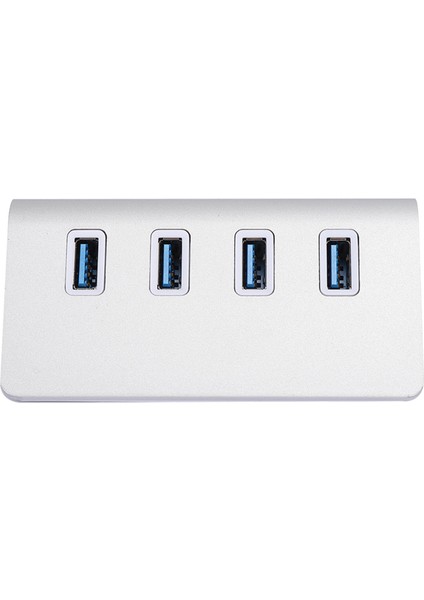Alüminyum Alaşımlı 4 Port Usb3.0 Hub Yüksek Hızlı Bilgisayar/dizüstü Bilgisayar Ayırıcı Adaptörü (Yurt Dışından)