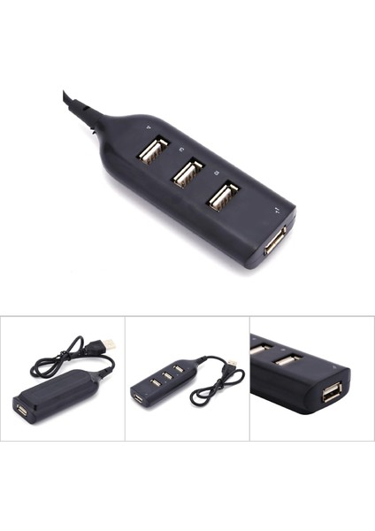 Kablolu Mikro USB 2.0 4 Portlu Dağıtıcı Çoklu Hub Ayırıcı Güç Pc Bilgisayar Için (Yurt Dışından)