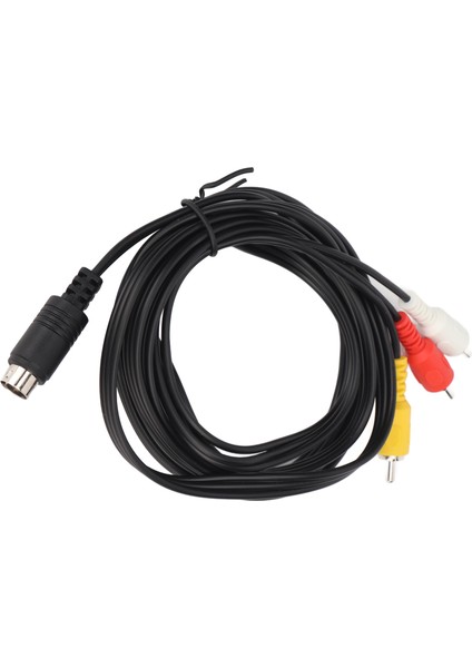 Mini Dın 9 Pin - 3 Rca Kablo Erkek - Erkek Nikel Kaplamalı Ses Video Kompozit Kablo Tv Av Alıcı Monitör Için 5.9ft (Yurt Dışından) fiyatları