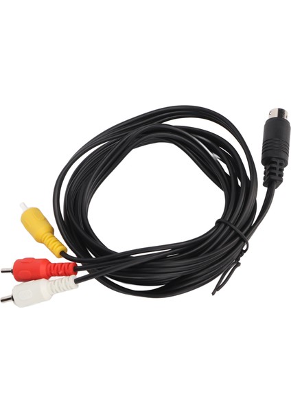 Mini Dın 9 Pin - 3 Rca Kablo Erkek - Erkek Nikel Kaplamalı Ses Video Kompozit Kablo Tv Av Alıcı Monitör Için 5.9ft (Yurt Dışından) indirimleri