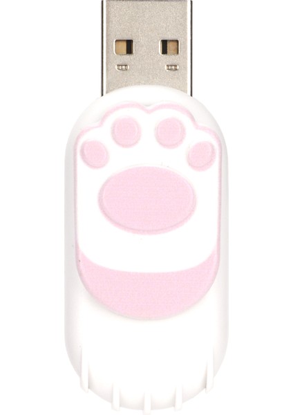 USB Flash Sürücü Kedi Pençesi Şeklinde Taşınabilir U Disk Büyük Depolama Çubuğu Bilgisayar Dizüstü Bilgisayar Pembe 64 GB (Yurt Dışından)
