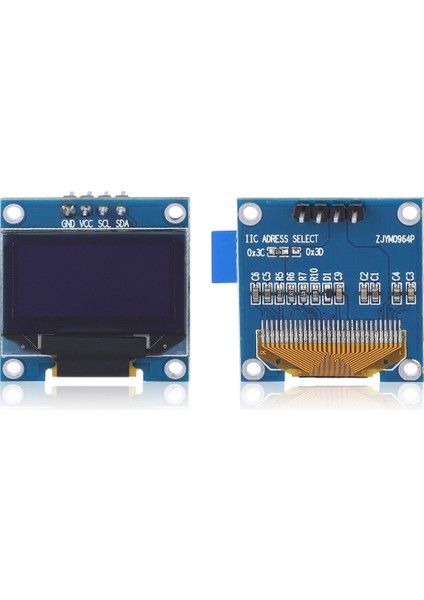 128 x 64 0.96 Inç OLED Ekran 12864 LCD Modülü 51 Serisi MSP430 STM32 Için (Yurt Dışından)