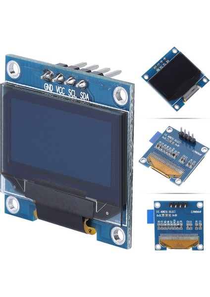 128 x 64 0.96 Inç OLED Ekran 12864 LCD Modülü 51 Serisi MSP430 STM32 Için (Yurt Dışından)
