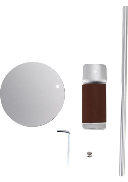 Kulaklık Standı Alüminyum Alaşımlı Kulaklık Tutucu Kulaklık Standı Destek Çubuğu 10CM Katı Taban Gümüş (Yurt Dışından)