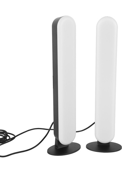 LED Işık Çubuğu Rgb Kısılabilir Bluetooth Uzaktan Kumanda Masaüstü Ortam Işığı Dahili Pil (Yurt Dışından)