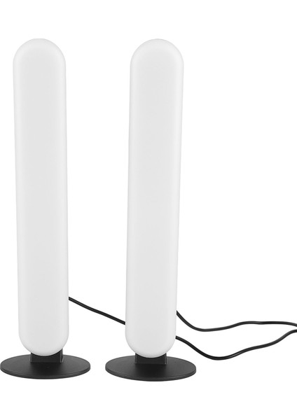 LED Işık Çubuğu Rgb Kısılabilir Bluetooth Uzaktan Kumanda Masaüstü Ortam Işığı Dahili Pil (Yurt Dışından)
