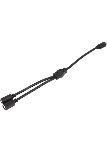 Mını Dın 6 Pin Erkek - 2 Mını Dın 6 Pin Dişi Kablo Çift Korumalı Mını Dın 6 Pin Ayırıcı Kablo 1.0ft (Yurt Dışından) indirimleri