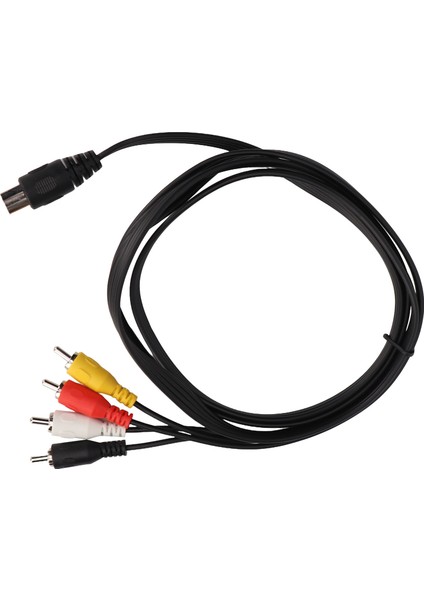 Dın 5 Pin Erkek - 4rca Erkek Kablo Saf Bakır Tel Çekirdek Ses Adaptörü Kablosu 4.9ft (Yurt Dışından)