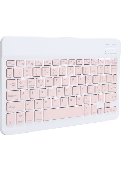 Taşınabilir Mini Kablosuz Bluetooth Klavye Ispanyolca Ipad/samsung/xiaomi/huawei Tablet Pcpembe (Yurt Dışından)