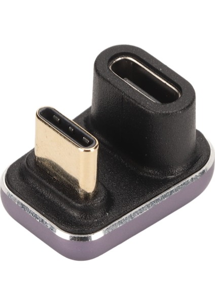 Tip C Adaptörü Usb4.0 Hd 8k 40GBPS PD240W Hızlı Şarj Alüminyum Kabuk Taşınabilir Tip C'den Tip C'ye Adaptör Cep Telefonu Erkekten Dişiye, U Şekli (Yurt Dışından) fiyatları