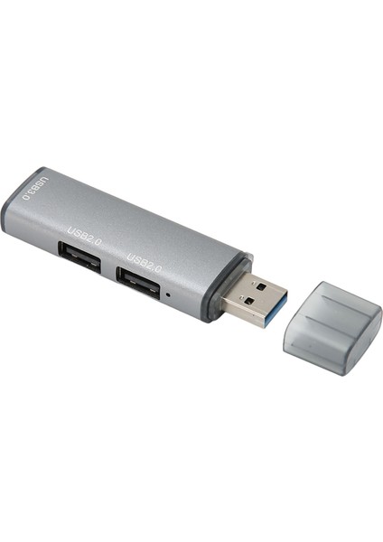 USB 3.0 Hub 3 Port 5gbps Iletim Tak ve Çalıştır Alüminyum Alaşımlı USB Ayırıcı Masaüstü Dizüstü Bilgisayar HDD Yazıcı Için (Yurt Dışından)