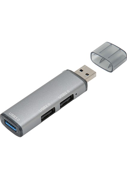 USB 3.0 Hub 3 Port 5gbps Iletim Tak ve Çalıştır Alüminyum Alaşımlı USB Ayırıcı Masaüstü Dizüstü Bilgisayar HDD Yazıcı Için (Yurt Dışından)