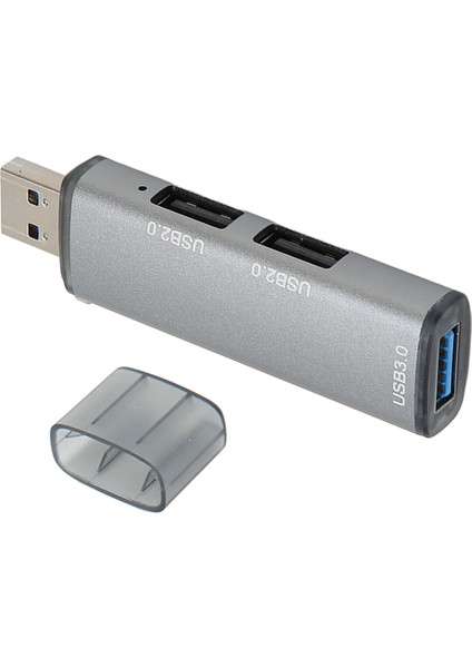 USB 3.0 Hub 3 Port 5gbps Iletim Tak ve Çalıştır Alüminyum Alaşımlı USB Ayırıcı Masaüstü Dizüstü Bilgisayar HDD Yazıcı Için (Yurt Dışından)