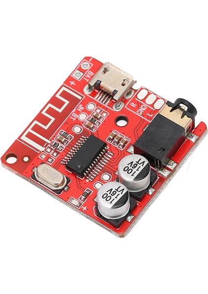 Bluetooth Stereo Amplifikatör Kartı 3.7‑5V Bt 5.0 Kayıpsız Ses Kalitesi Araba Hoparlör Amplifikatörü Dıy Için LED Göstergeli (Yurt Dışından)