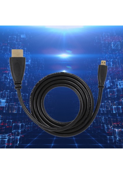Mikro HDMI Adaptör Kablosu 1440P/1080P/1080I/720P/480P Raspberry Pi 4b'ye Uygun (Yurt Dışından)