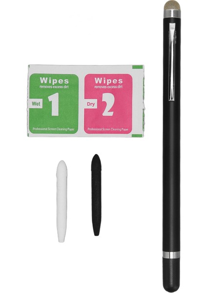 Stylus Kalem Evrensel Cep Telefonu Tablet Pc Ekran Dokunmatik Kalem Galaxy A50 A70 A51 A71 A30 A10 A52 A72 A20E A51 A21S Siyah (Yurt Dışından)