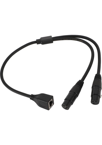 Çift Xlr Dişi - RJ45 Dişi Kablo Xlr - RJ45 Kablo Y Ayırıcı Dmx Kablosu Dmx Con Kontrol Cihazı Serisi Sahne Stüdyosu 0,5 M (Yurt Dışından) fırsatları