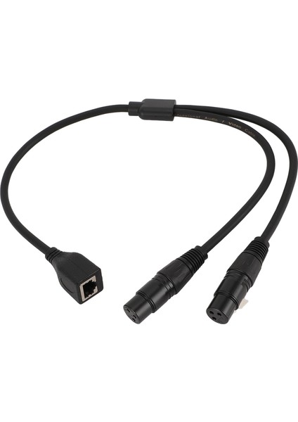 Çift Xlr Dişi - RJ45 Dişi Kablo Xlr - RJ45 Kablo Y Ayırıcı Dmx Kablosu Dmx Con Kontrol Cihazı Serisi Sahne Stüdyosu 0,5 M (Yurt Dışından) indirimleri