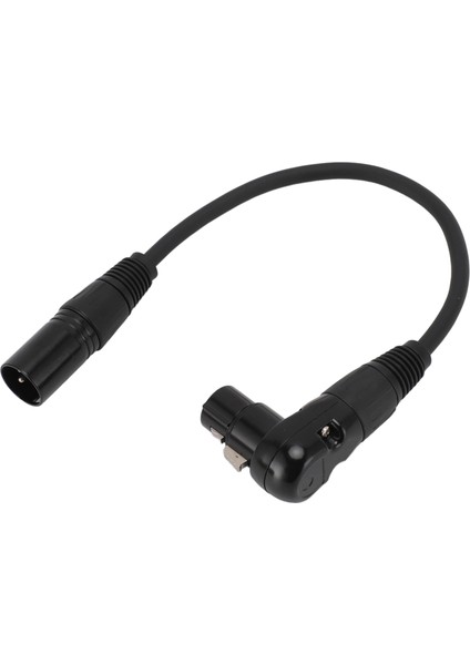Xlr Mikrofon Uzatma Kablosu Adaptörü 90 Derece Xlr Dişi - Düz Xlr Erkek Kablo Adaptörü Hoparlör Kayıt Odası Için 0,3 Metre / 0,98 Ft (Yurt Dışından)