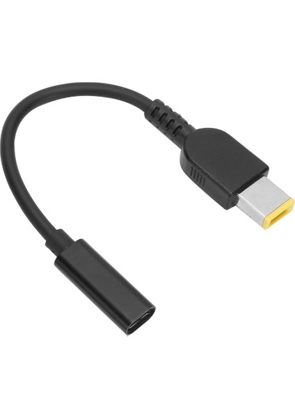 Lenovo Power Line Kare Port 11 x 5.0mm Erkek Kablo 17CM Için Typec Dişi - Dc Adaptörü (Yurt Dışından)