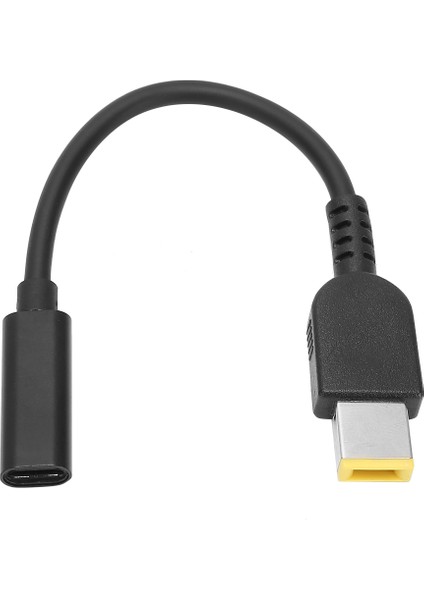 Lenovo Power Line Kare Port 11 x 5.0mm Erkek Kablo 17CM Için Typec Dişi - Dc Adaptörü (Yurt Dışından)