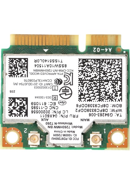 Mini Pcıe Kablosuz Wifi Kartı Bt 4.0 Intel 04X6011 04W3815/LENOVO K4350 K4250 7260HMW Bn (Yurt Dışından) indirimleri