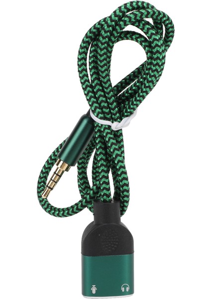 Kulaklık Mikrofon Ayırıcı Kablo Çok Fonksiyonlu 3.5mm Erkek - 3.5mm Dişi Kulaklık Mikrofon Ayırıcı Kablo Telefon Mp3 Bilgisayar Tablet Için (Yurt Dışından)