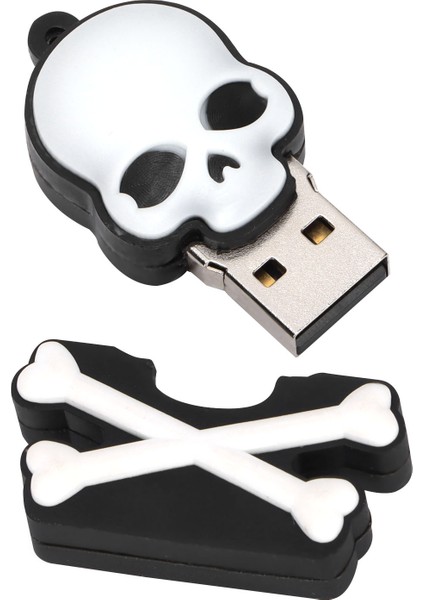 U Disk Kafatası Kişilik Roman Hediyeleri Kompakt Mini U Disk Flash Disk Cadılar Bayramı HEDIYELERI32GB (Yurt Dışından) modelleri