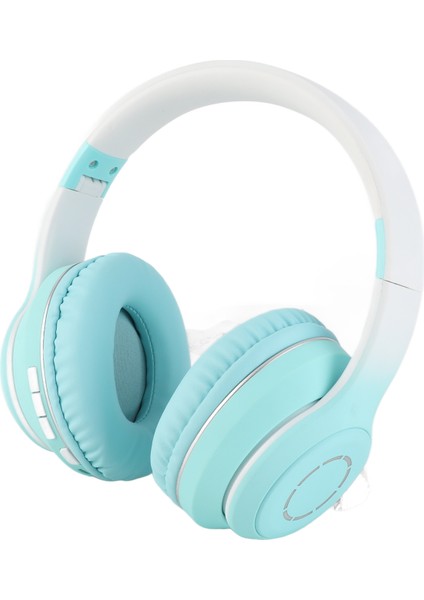 Bluetooth Kulaklık Ağır Bas Gürültü Önleyici Katlanabilir Degrade Renkli Işıklı Kablosuz Kulaklık Telefon Dizüstü Bilgisayar Yeşil (Yurt Dışından) fırsatları