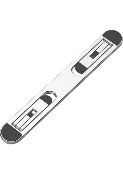 Katlanabilir Dizüstü Bilgisayar Yükseltici Isı Dağılımı Görünmez Taşınabilir Alüminyum Alaşımlı Ayarlanabilir Dizüstü Bilgisayar Standı Masa Gümüş (Yurt Dışından)