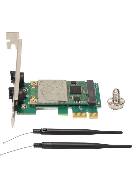 512AN Mmw 300MBPS 2.4ghz 5.0ghz Mini Pcıe Kablosuz Wlan Kartı Tak ve Çalıştır Pcıe'den Mini Pcıe'ye Dizüstü Bilgisayar Adaptörü (Yurt Dışından)