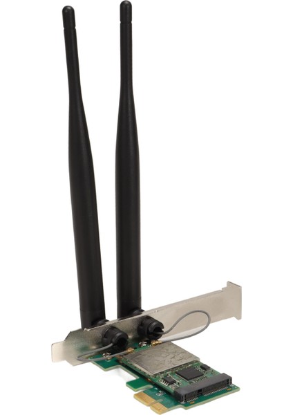 512AN Mmw 300MBPS 2.4ghz 5.0ghz Mini Pcıe Kablosuz Wlan Kartı Tak ve Çalıştır Pcıe'den Mini Pcıe'ye Dizüstü Bilgisayar Adaptörü (Yurt Dışından)