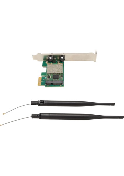 512AN Mmw 300MBPS 2.4ghz 5.0ghz Mini Pcıe Kablosuz Wlan Kartı Tak ve Çalıştır Pcıe'den Mini Pcıe'ye Dizüstü Bilgisayar Adaptörü (Yurt Dışından)
