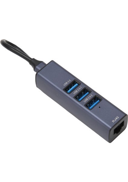 4'ü 1 Arada USB C Hub RJ45 100MBPS Ethernet Bağlantı Noktası 3 USB Bağlantı Noktası Dizüstü Bilgisayarlar Tabletler Için Depolama Delikli USB C - Ethernet Adaptörü (Yurt Dışından)