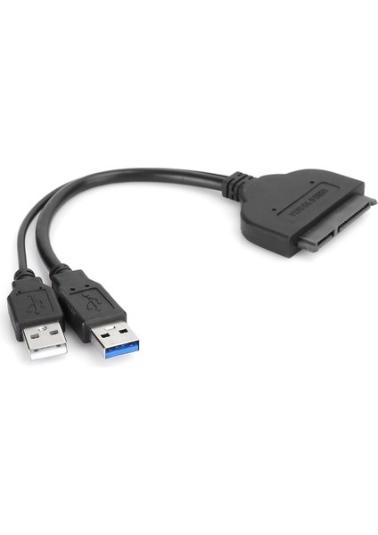 Usb3.0 - Sata Kablosu Bilgisayar Bağlantılı Sabit Disk Dönüşümü Veri Iletimi C0108SIYAH (Yurt Dışından)
