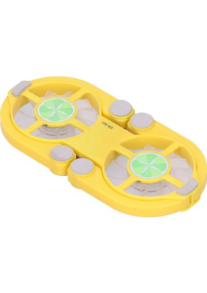 Katlanabilir USB Dizüstü Bilgisayar Soğutma Pedi Çift Fanlı 500RPM-2500RPM Düşük Gürültülü Dizüstü Bilgisayarlar Içinsarı (Yurt Dışından) indirimleri